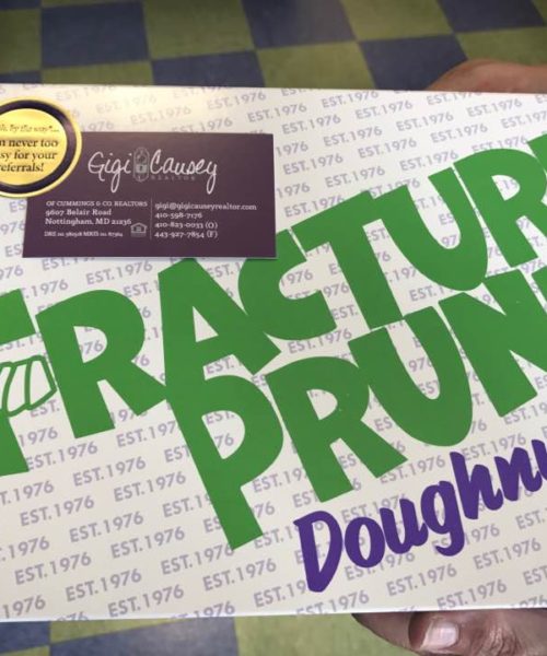 thanks to the fractured prune for hosting the donut party