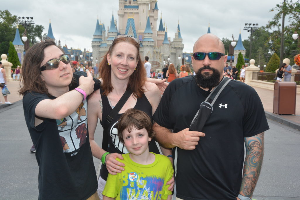 The Vedral family goes to Disney