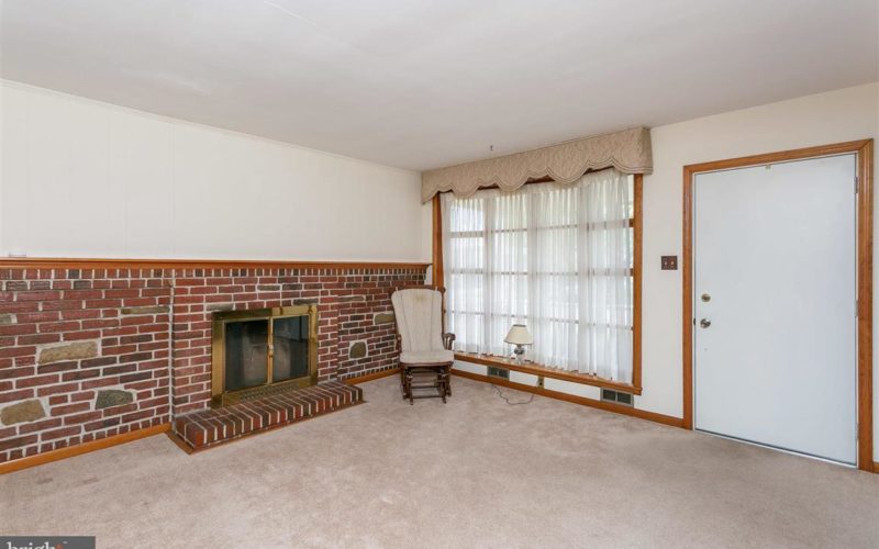 719 50th Street living room with fireplace
