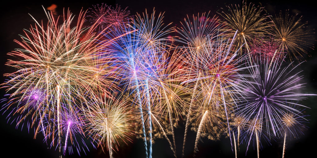 July events - fireworks all over town