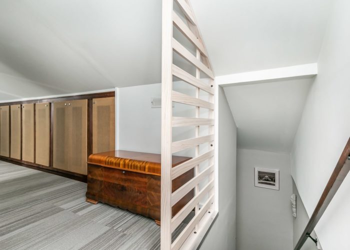 2603 Gibbons Avenue, stairs leading to large bedroom