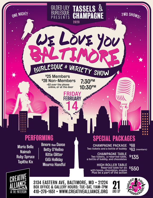 February 2020 events, we love you, Baltimore.