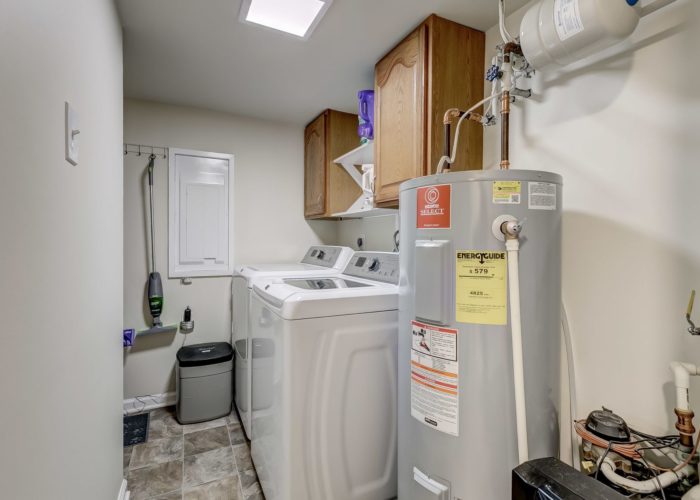 3009 Lilac Court, laundry room and hot water heater