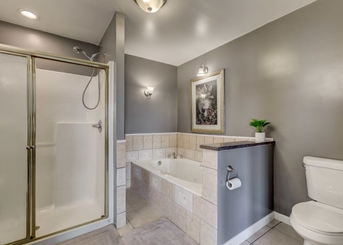 8134 Bullneck Road, mater bath with tub and shower