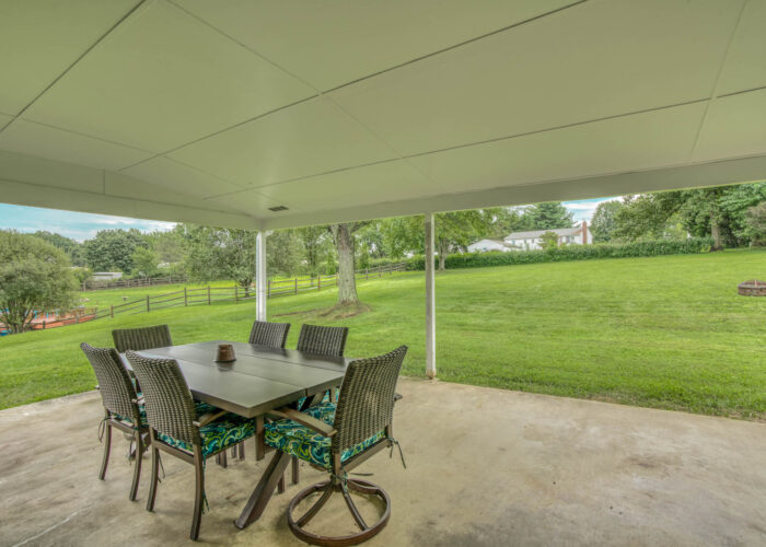 1417 Buckthorn Drive, covered patio in back