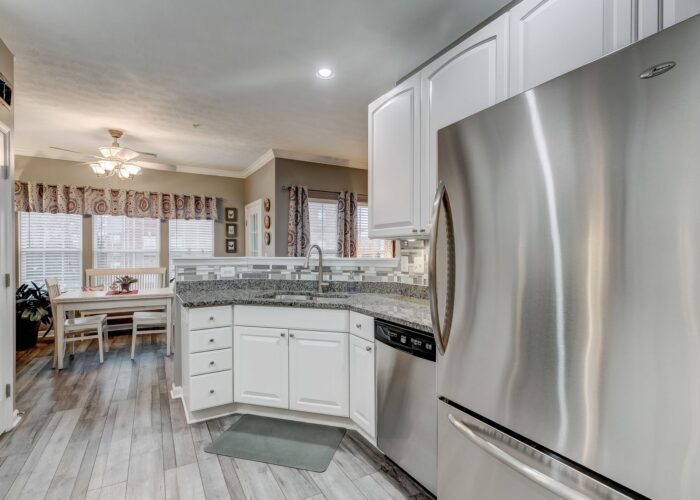 9505 Kingscroft Terrace #M, stainless steel refrigerator