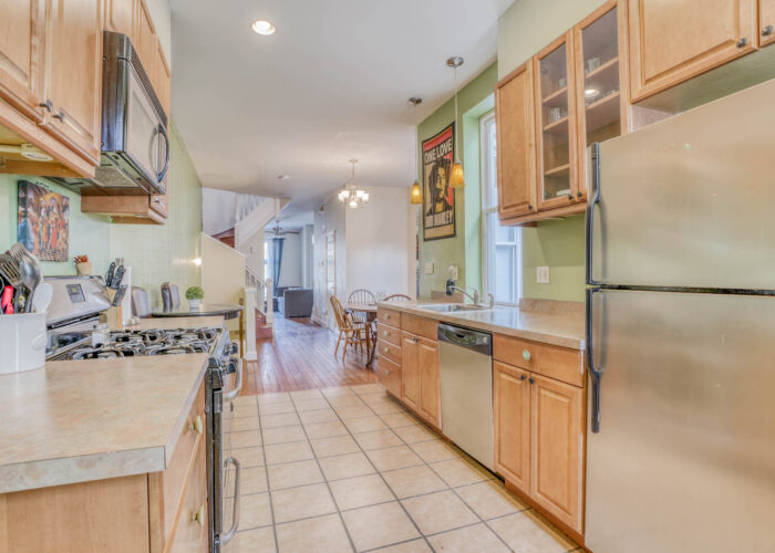 3301 E Baltimore St, kitchen with stainless appliances