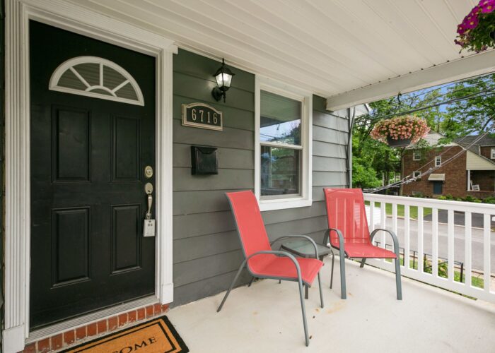 6716 Old Harford Road, front porch