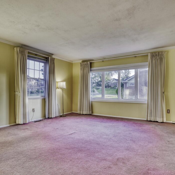 2502 Lampost Lane, living room with pink carpet