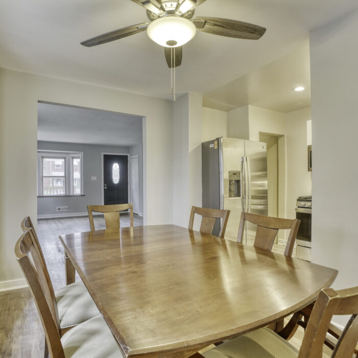 627 Dunwich Way, dining room with ceiling fan