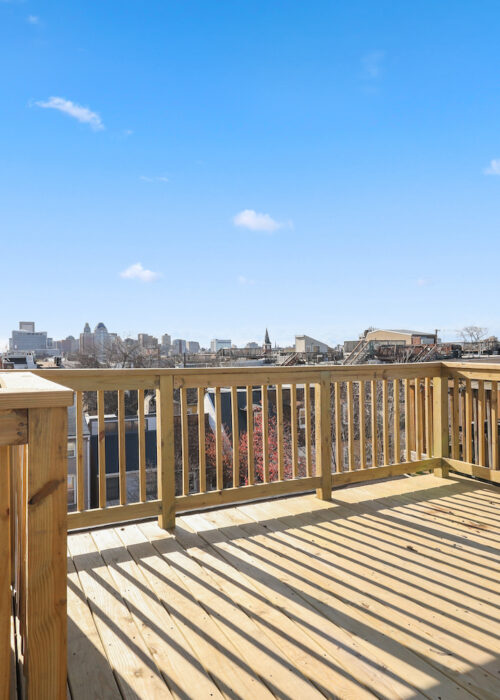 309 S Wolfe Street, new rooftop deck