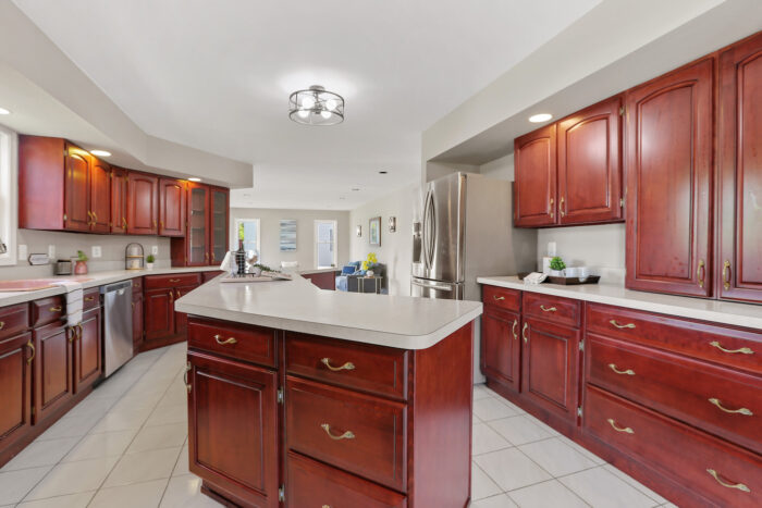 7516 Riddle Avenue, kitchen has 12 ft. island