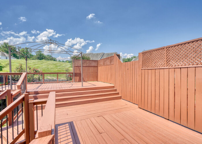 4900 Villa Point, deck with privacy wall