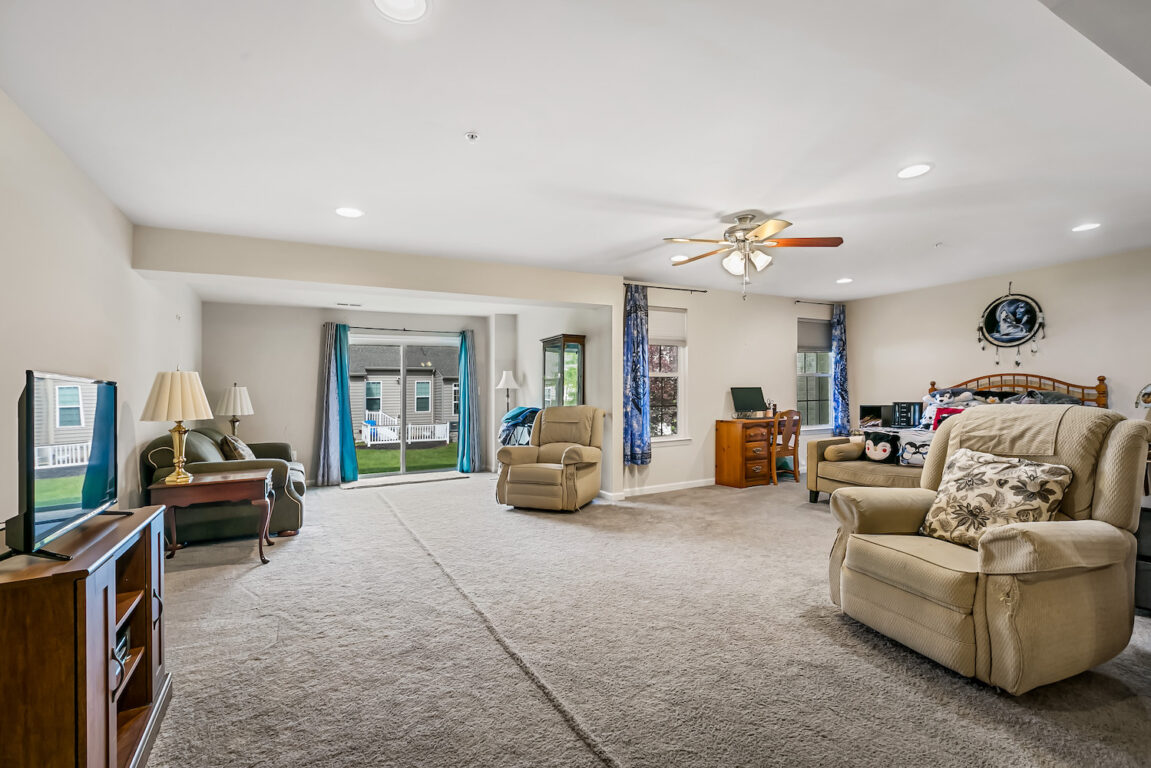 307 Tufton Circle, family room with sliders to outside
