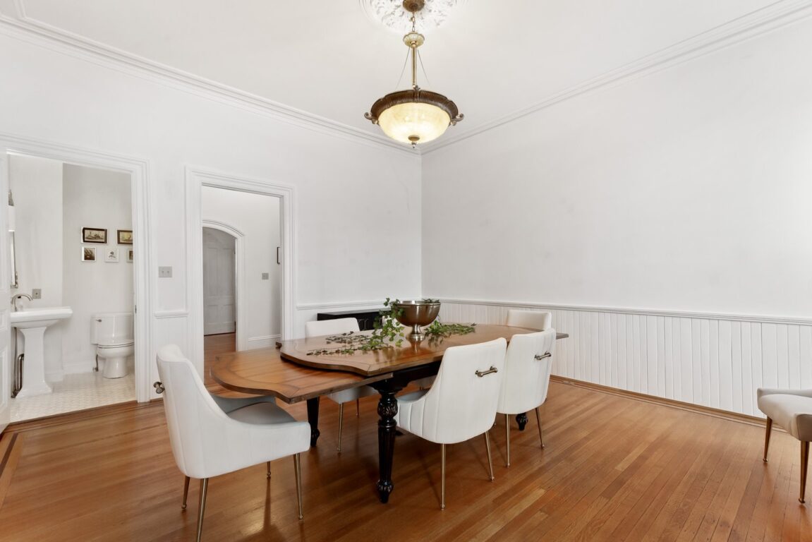 15 W Chase St, dining room.