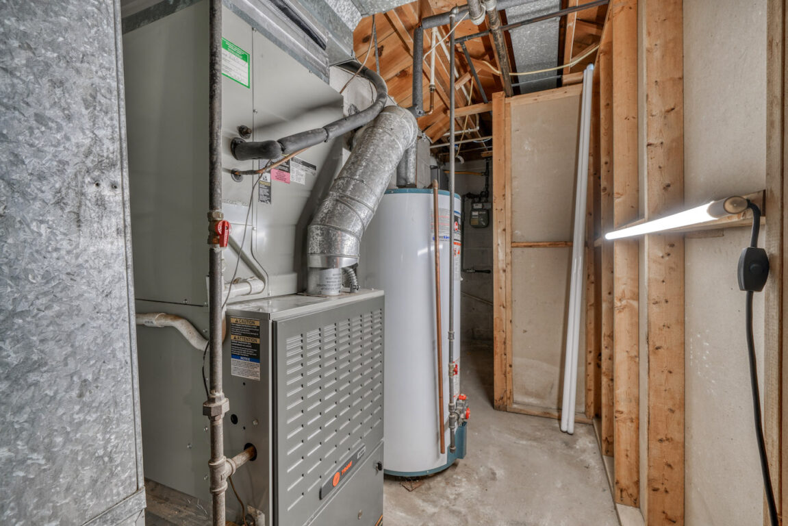 31 Millstone Road, furnace and hot water heater