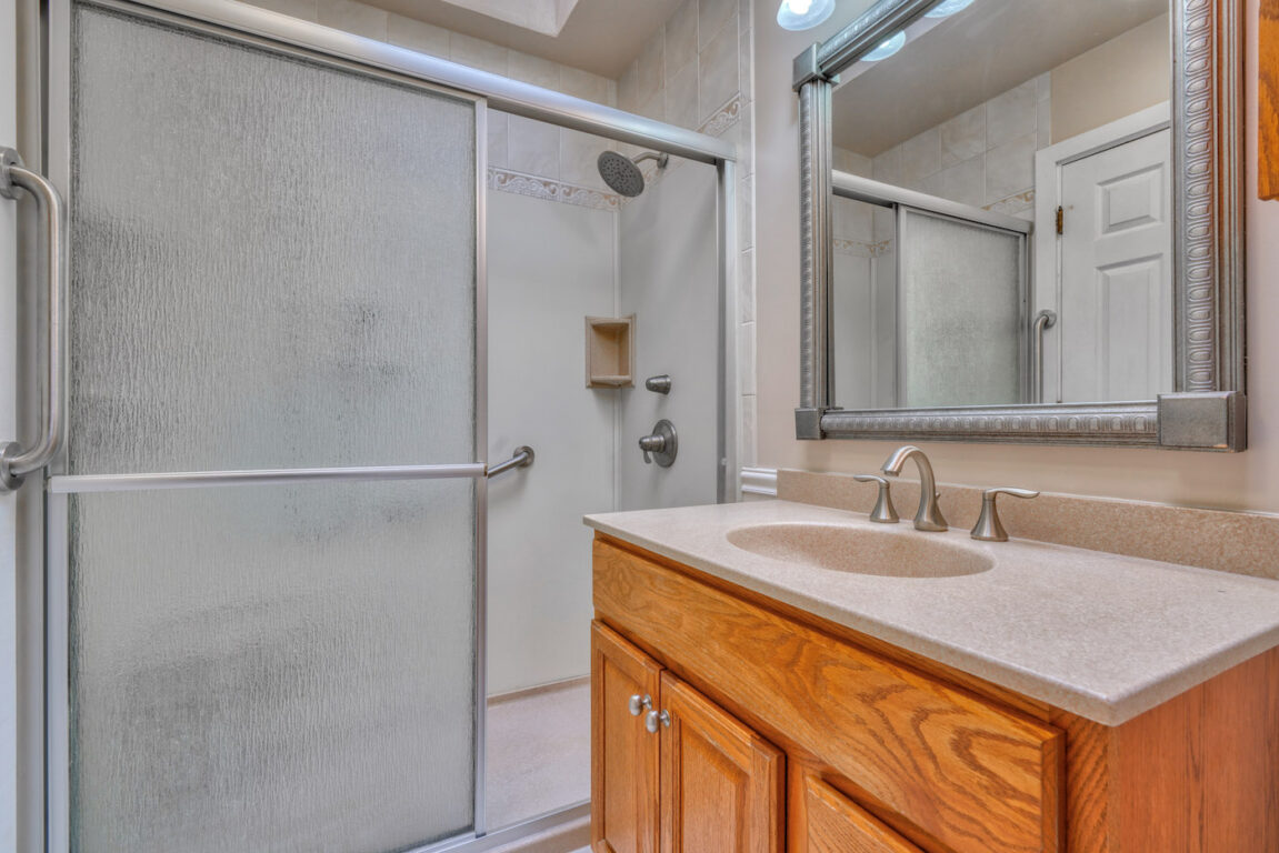 7512 Riddle Avenue, bathroom with large shower.