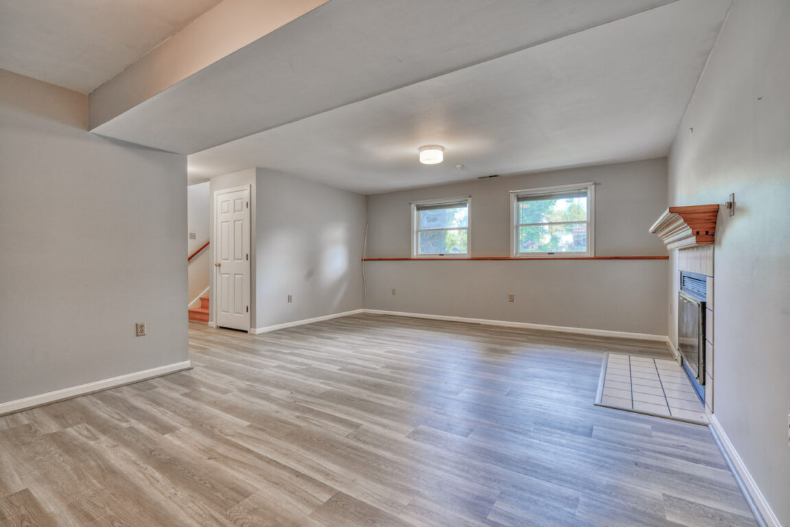7512 Riddle Avenue, lower level family room.